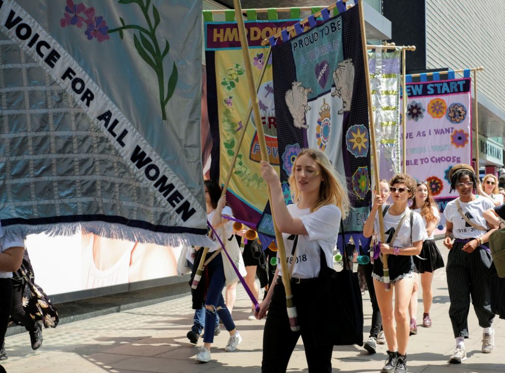 lucy orta procession banners