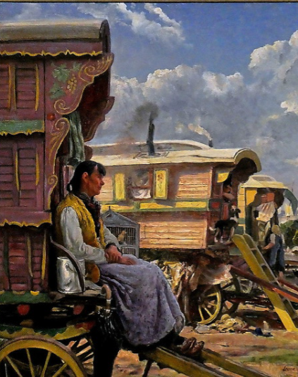 Laura Knight gypsy paintings